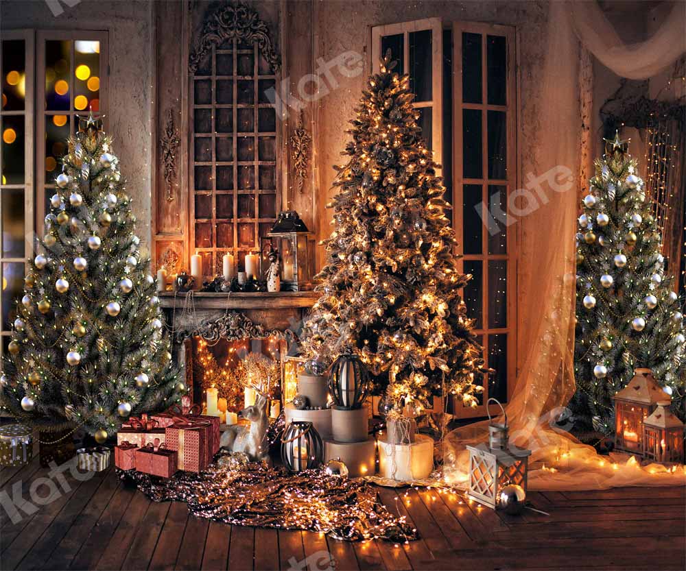 Kate Candlelit Christmas Tree Backdrop Designed by Chain Photography - Kate Backdrop AU