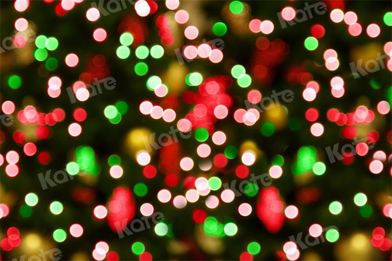 Kate Bokeh Light Sprots Christmas Backdrop for Photography - Kate Backdrop AU
