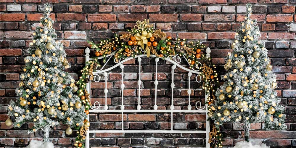 Kate Christmas Tree Headboard Backdrop Designed by Emetselch - Kate Backdrop AU