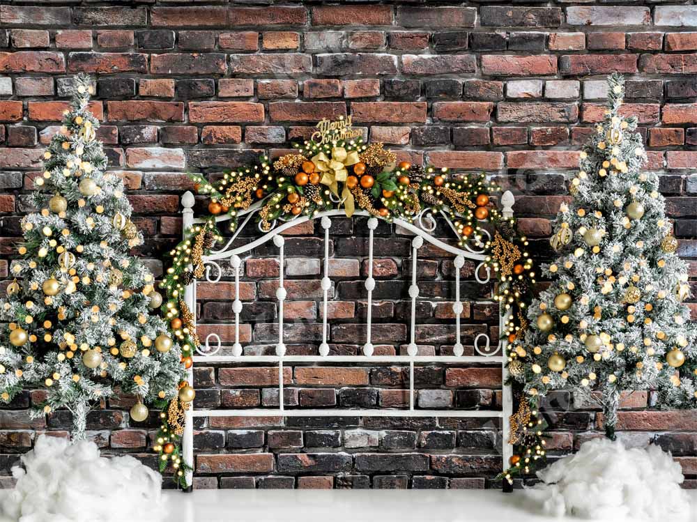 Kate Christmas Tree Headboard Backdrop Designed by Emetselch - Kate Backdrop AU