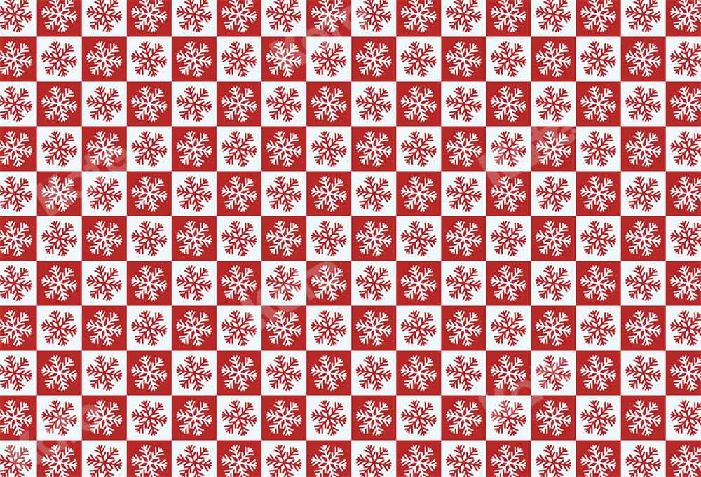 Kate Christmas Backdrop Snowflake Winter Designed by Chain Photography - Kate Backdrop AU