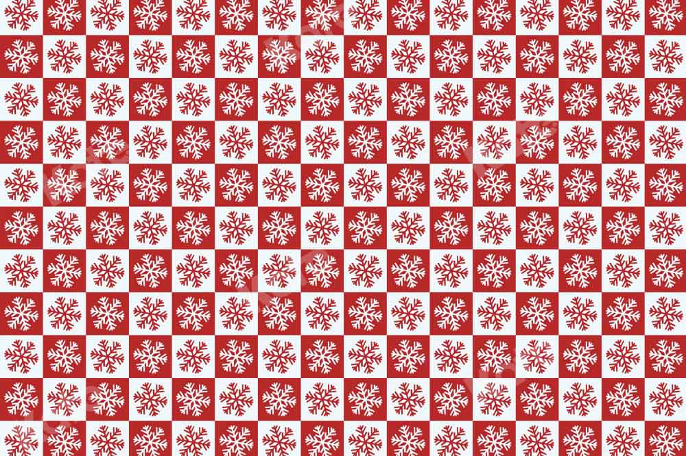 Kate Christmas Backdrop Snowflake Winter Designed by Chain Photography - Kate Backdrop AU