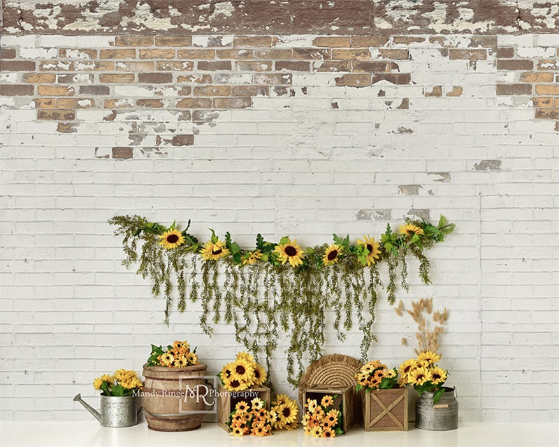 Kate Country Sunflowers Backdrop Designed by Mandy Ringe Photography - Kate Backdrop AU