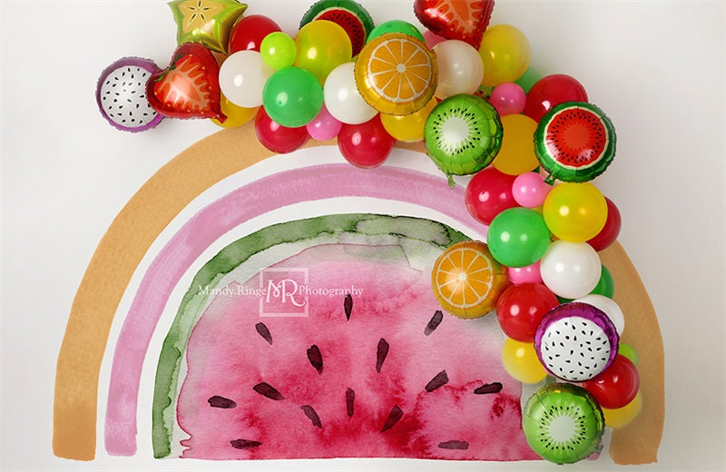 Kate Tutti Frutti Birthday Backdrop Cake Smash Designed By Mandy Ringe Photography - Kate Backdrop AU