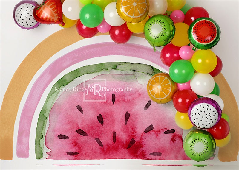 Kate Tutti Frutti Birthday Backdrop Cake Smash Designed By Mandy Ringe Photography - Kate Backdrop AU