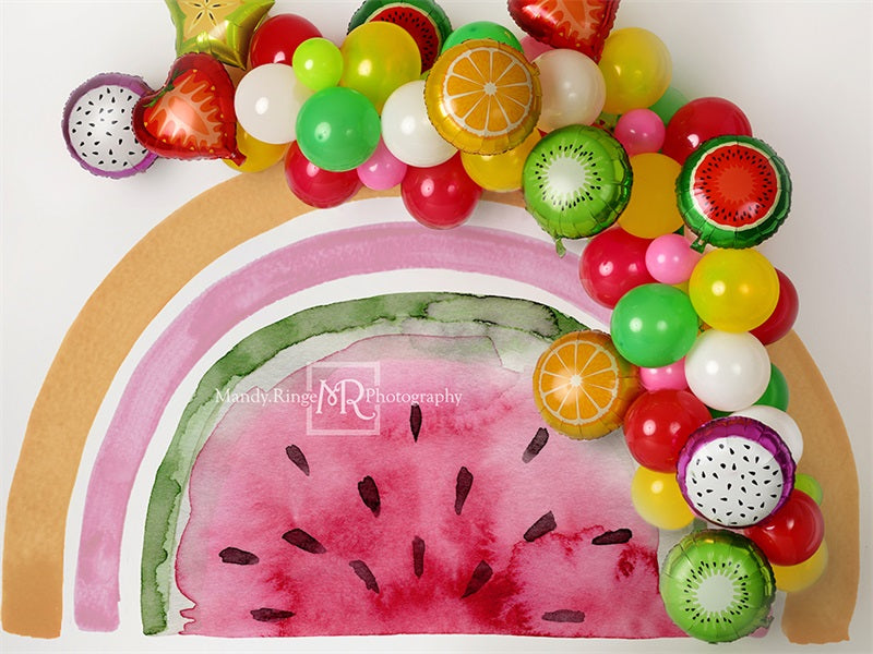 Kate Tutti Frutti Birthday Backdrop Cake Smash Designed By Mandy Ringe Photography - Kate Backdrop AU