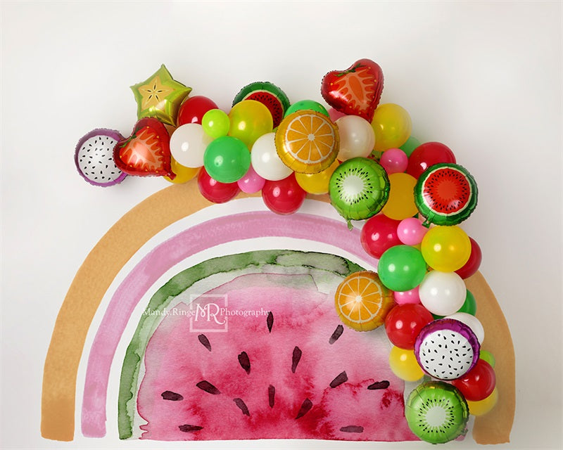 Kate Tutti Frutti Birthday Backdrop Cake Smash Designed By Mandy Ringe Photography - Kate Backdrop AU