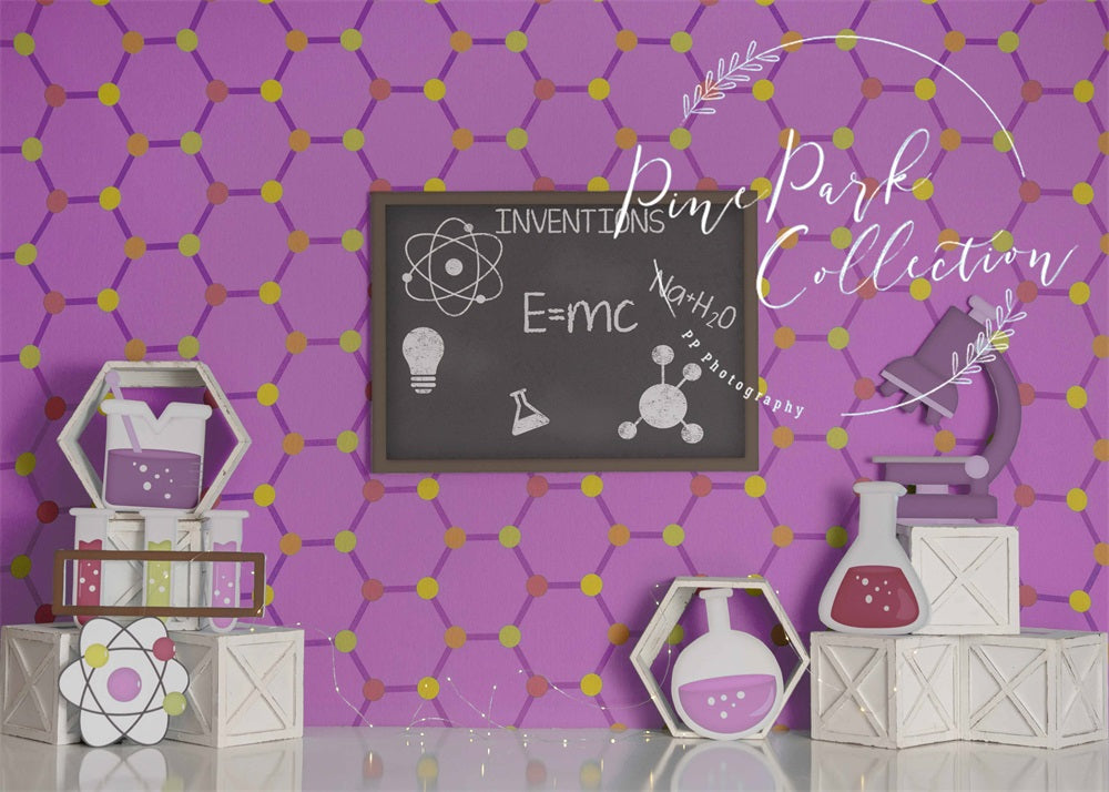 Kate Little Scientist Girl Backdrop Designed By Pine Park Collection - Kate Backdrop AU