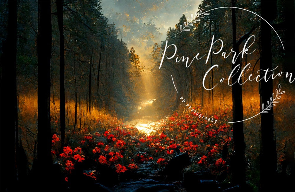 Kate Mountian WildFlowers Backdrop Designed By Pine Park Collection - Kate Backdrop AU