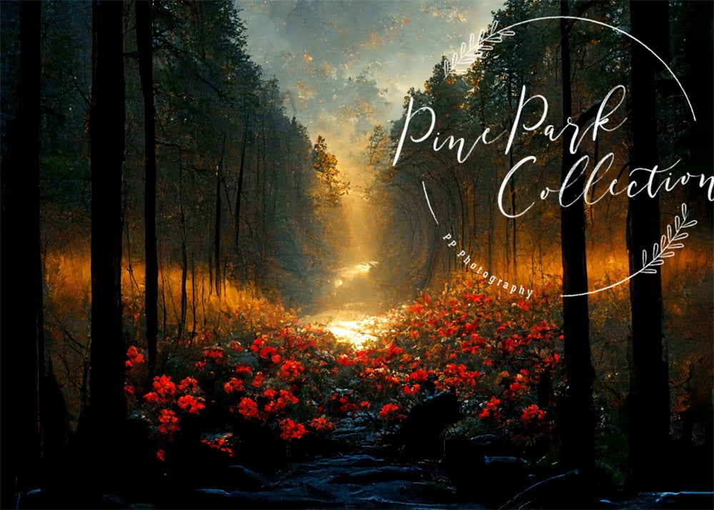 Kate Mountian WildFlowers Backdrop Designed By Pine Park Collection - Kate Backdrop AU