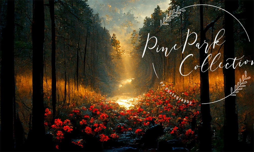 Kate Mountian WildFlowers Backdrop Designed By Pine Park Collection - Kate Backdrop AU