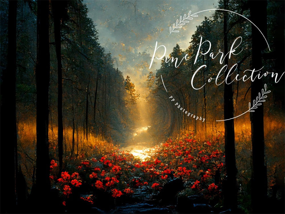 Kate Mountian WildFlowers Backdrop Designed By Pine Park Collection - Kate Backdrop AU