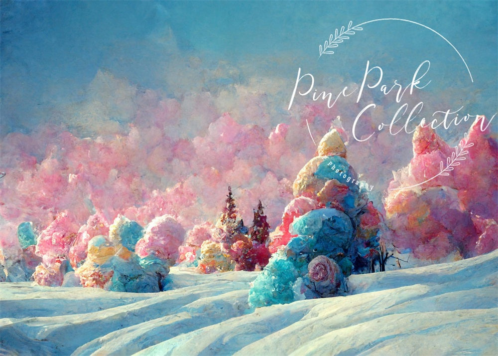 Kate Magic Colorful World Backdrop Designed By Pine Park Collection - Kate Backdrop AU