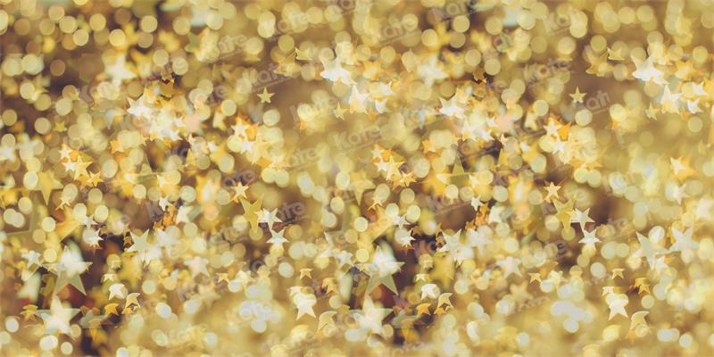Kate Golden Star Backdrop Bokeh New Year for Photography - Kate Backdrop AU