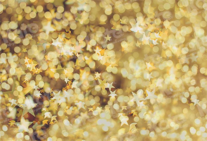 Kate Golden Star Backdrop Bokeh New Year for Photography - Kate Backdrop AU