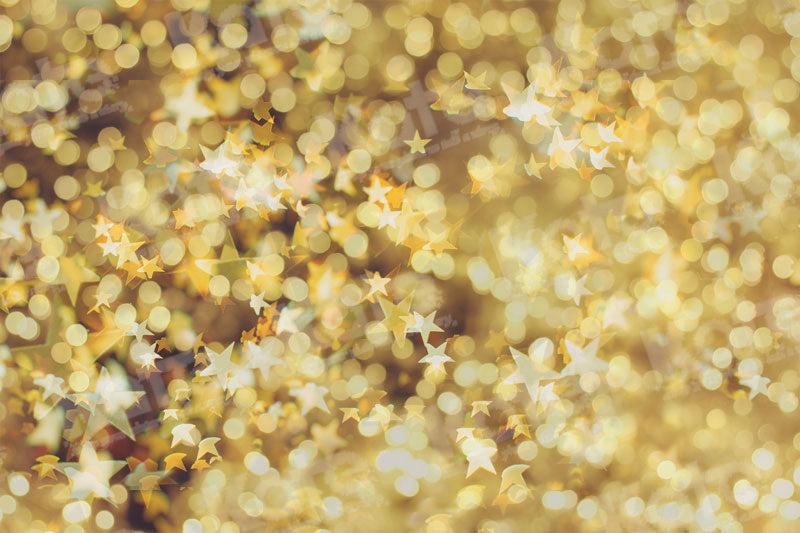 Kate Golden Star Backdrop Bokeh New Year for Photography - Kate Backdrop AU