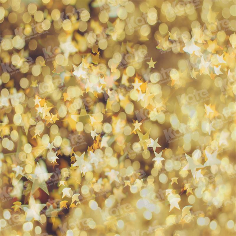 Kate Golden Star Backdrop Bokeh New Year for Photography - Kate Backdrop AU