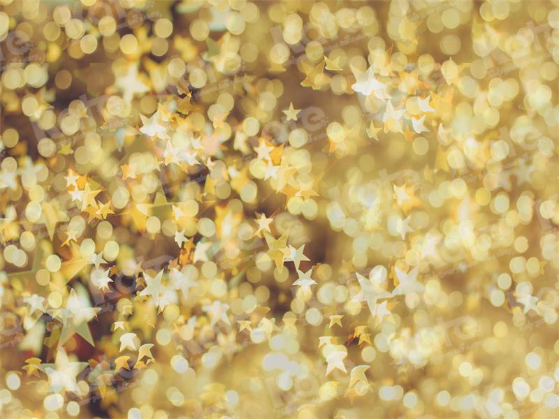 Kate Golden Star Backdrop Bokeh New Year for Photography - Kate Backdrop AU