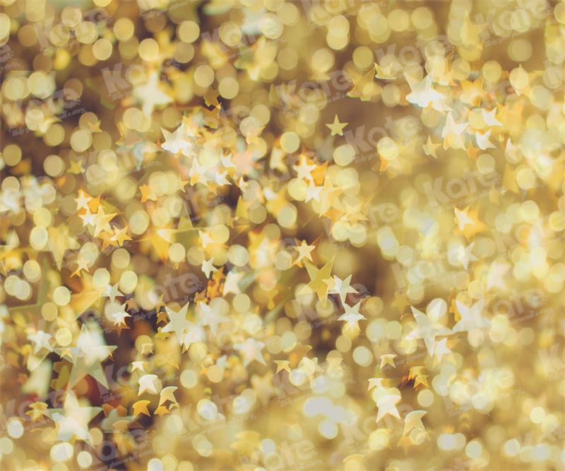 Kate Golden Star Backdrop Bokeh New Year for Photography - Kate Backdrop AU