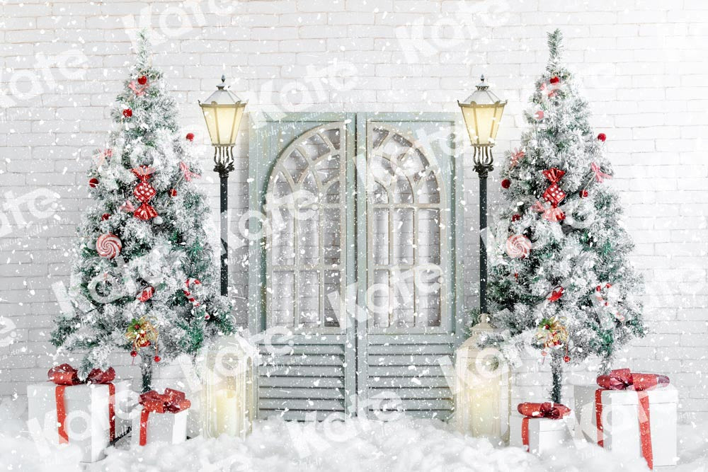 Kate Christmas Snowflake Backdrop Winter Gate Designed by Uta Mueller Photography - Kate Backdrop AU