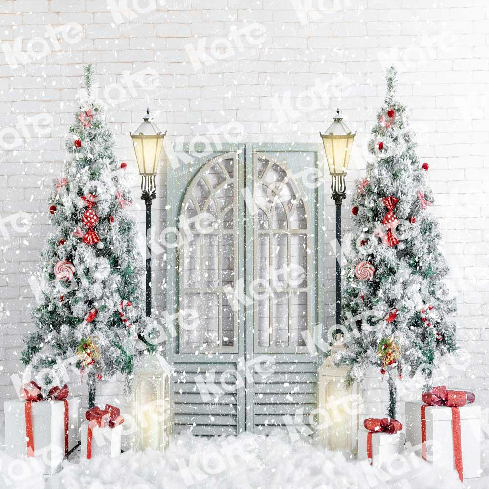 Kate Christmas Snowflake Backdrop Winter Gate Designed by Uta Mueller Photography - Kate Backdrop AU