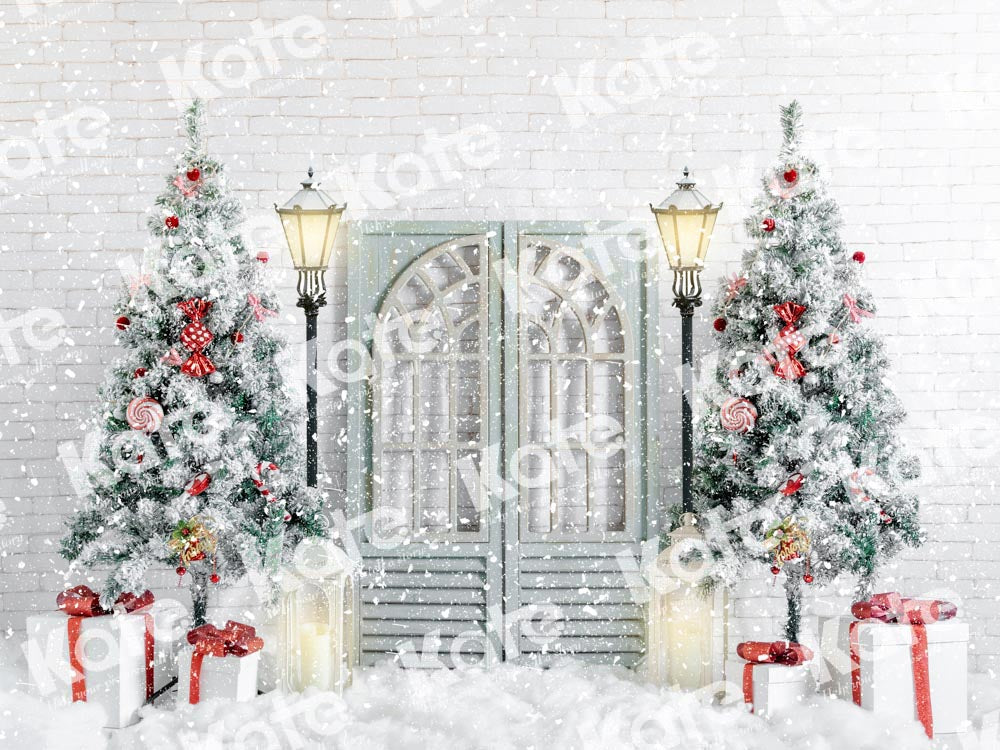 Kate Christmas Snowflake Backdrop Winter Gate Designed by Uta Mueller Photography - Kate Backdrop AU