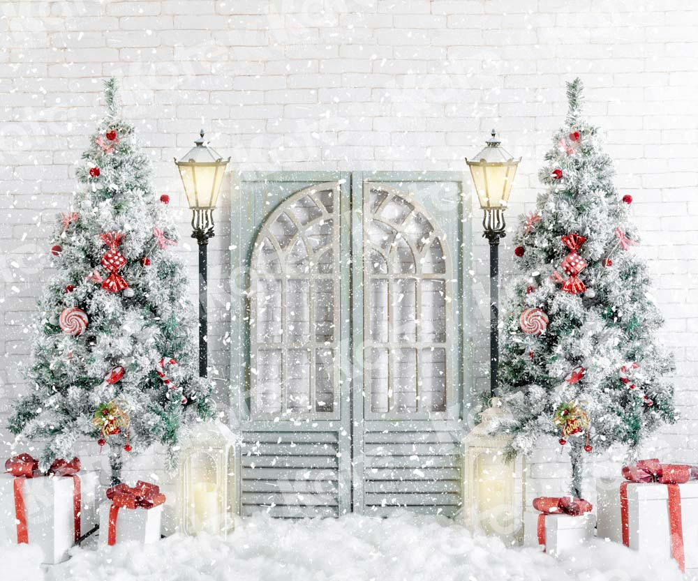 Kate Christmas Snowflake Backdrop Winter Gate Designed by Uta Mueller Photography - Kate Backdrop AU