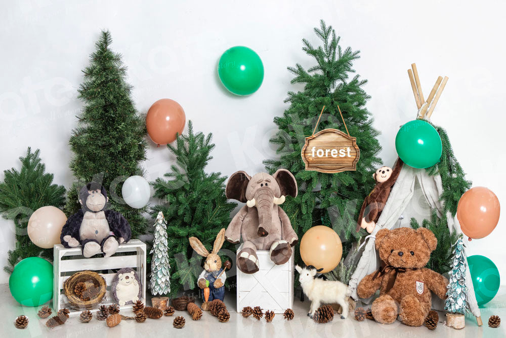 Kate Forest Animal World Backdrop Designed by Uta Mueller Photography - Kate Backdrop AU