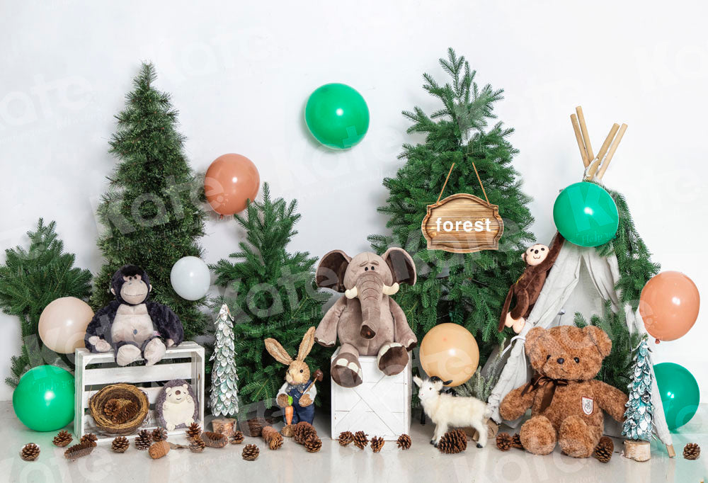 Kate Forest Animal World Backdrop Designed by Uta Mueller Photography - Kate Backdrop AU