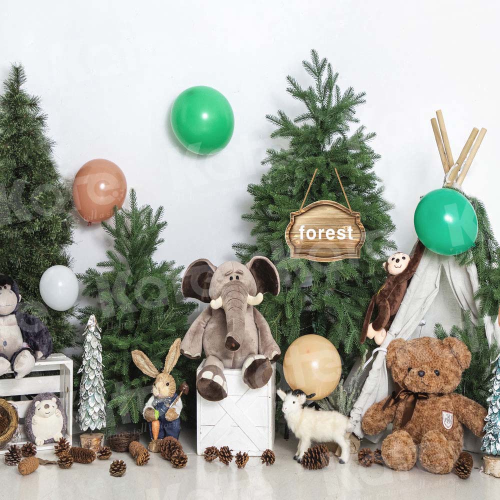 Kate Forest Animal World Backdrop Designed by Uta Mueller Photography - Kate Backdrop AU