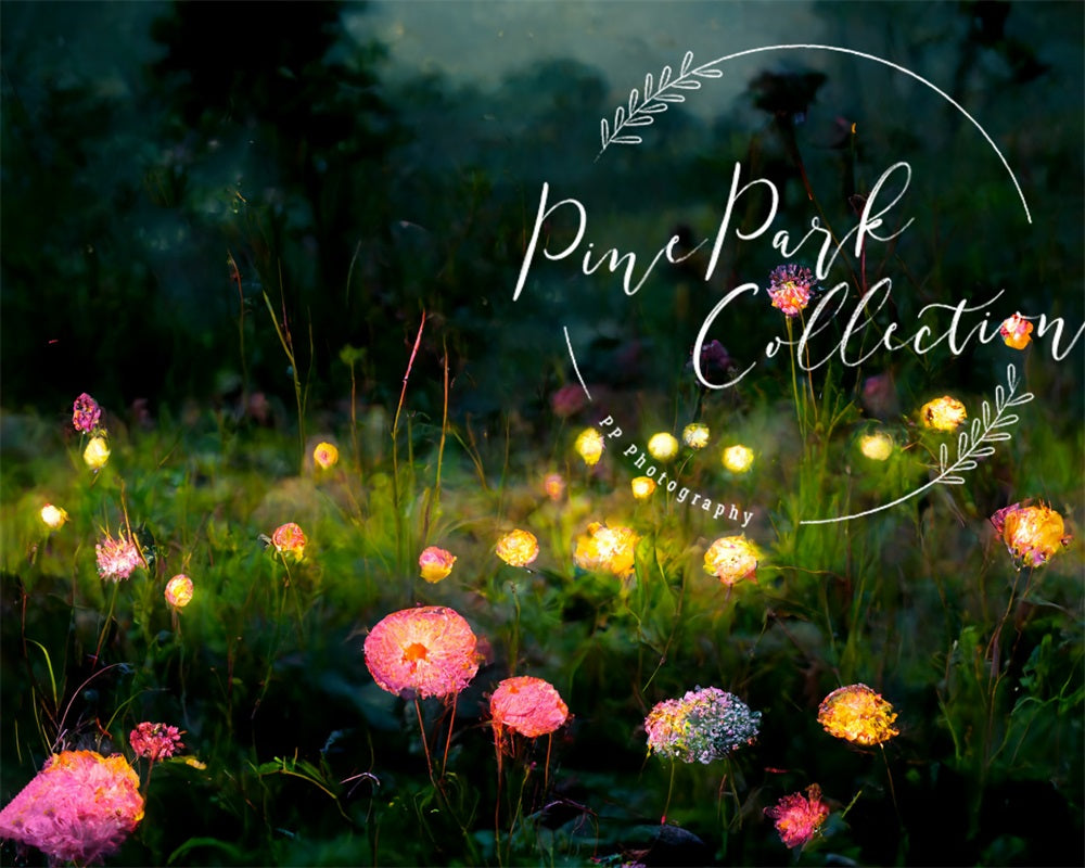 Kate Fairy Garden Whimsy One Backdrop Designed By Pine Park Collection - Kate Backdrop AU