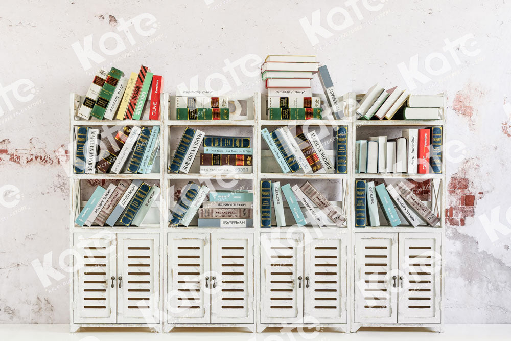 Kate Bookshelf Backdrop Back to School Designed by Emetselch - Kate Backdrop AU