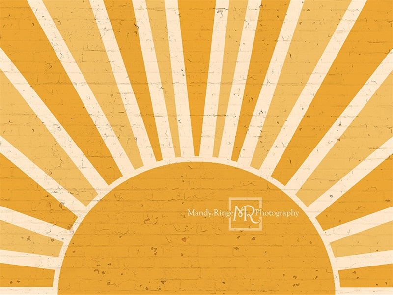 Kate Sunshine Brick Wall Backdrop Designed by Mandy Ringe Photography - Kate Backdrop AU