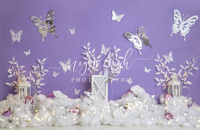 Kate Icy Butterfly Backdrop Designed by Megan Leigh Photography - Kate Backdrop AU
