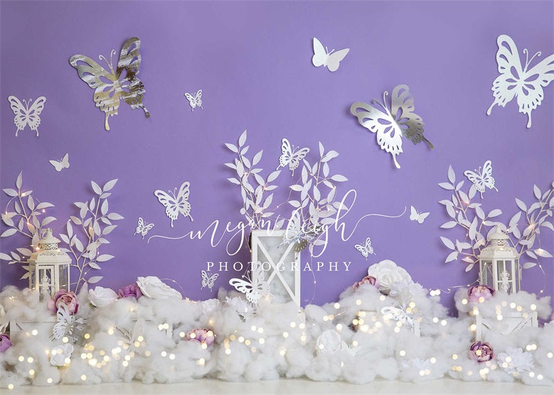 Kate Icy Butterfly Backdrop Designed by Megan Leigh Photography - Kate Backdrop AU