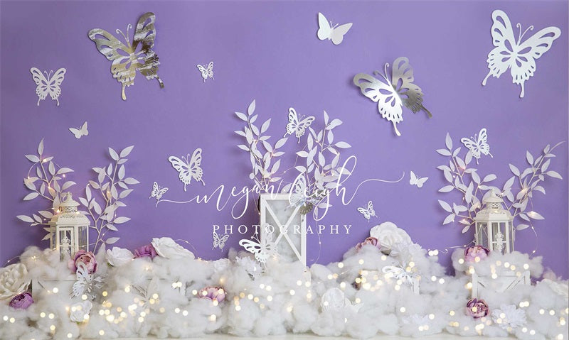 Kate Icy Butterfly Backdrop Designed by Megan Leigh Photography - Kate Backdrop AU