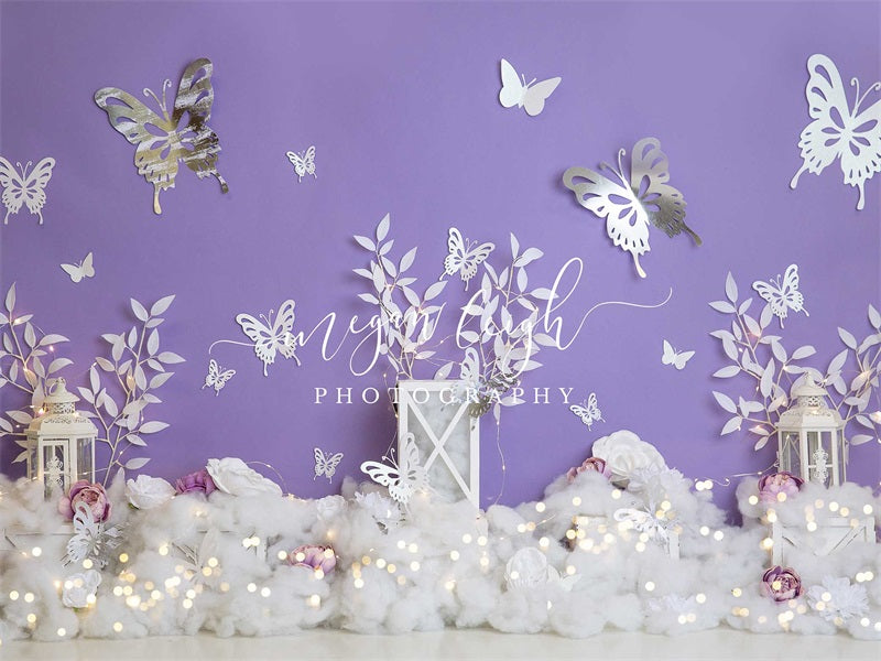 Kate Icy Butterfly Backdrop Designed by Megan Leigh Photography - Kate Backdrop AU