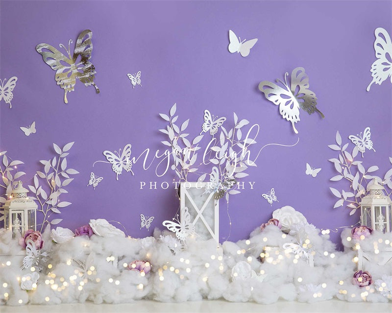 Kate Icy Butterfly Backdrop Designed by Megan Leigh Photography - Kate Backdrop AU