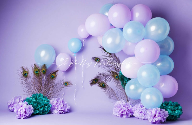 Kate Peacock Purple Backdrop Designed by Jo Buckley Photography - Kate Backdrop AU