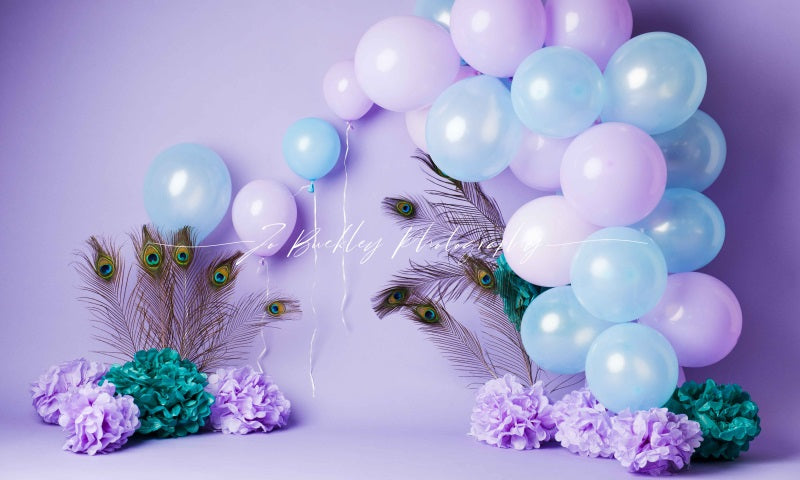 Kate Peacock Purple Backdrop Designed by Jo Buckley Photography - Kate Backdrop AU