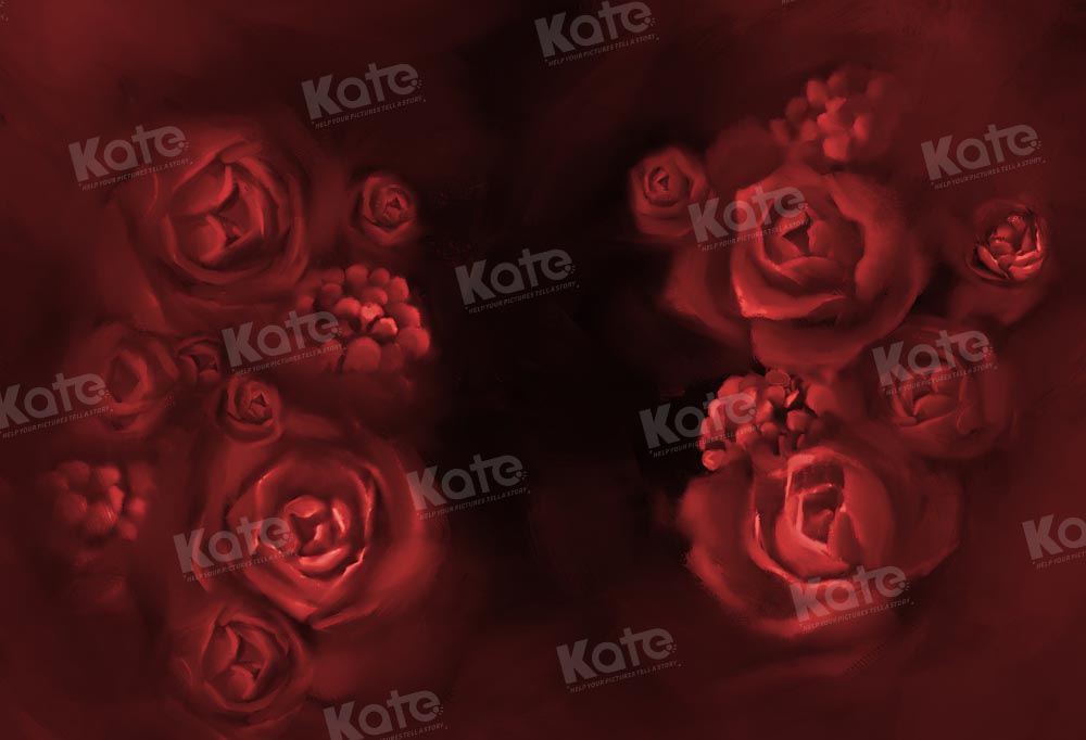 Kate Valentine's Day Backdrop Rose Fineart Designed by GQ - Kate Backdrop AU