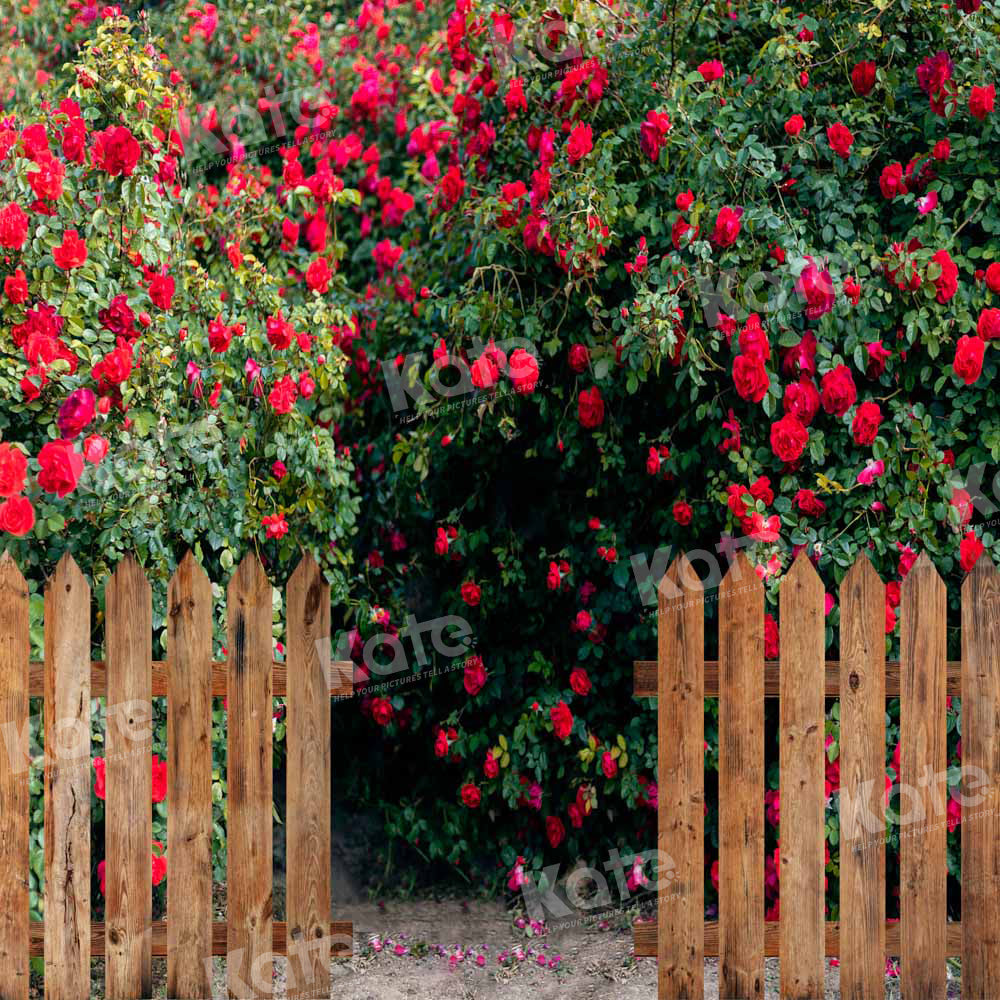 Kate Valentine's Day Backdrop Rose Garden Designed by Chain Photography - Kate Backdrop AU
