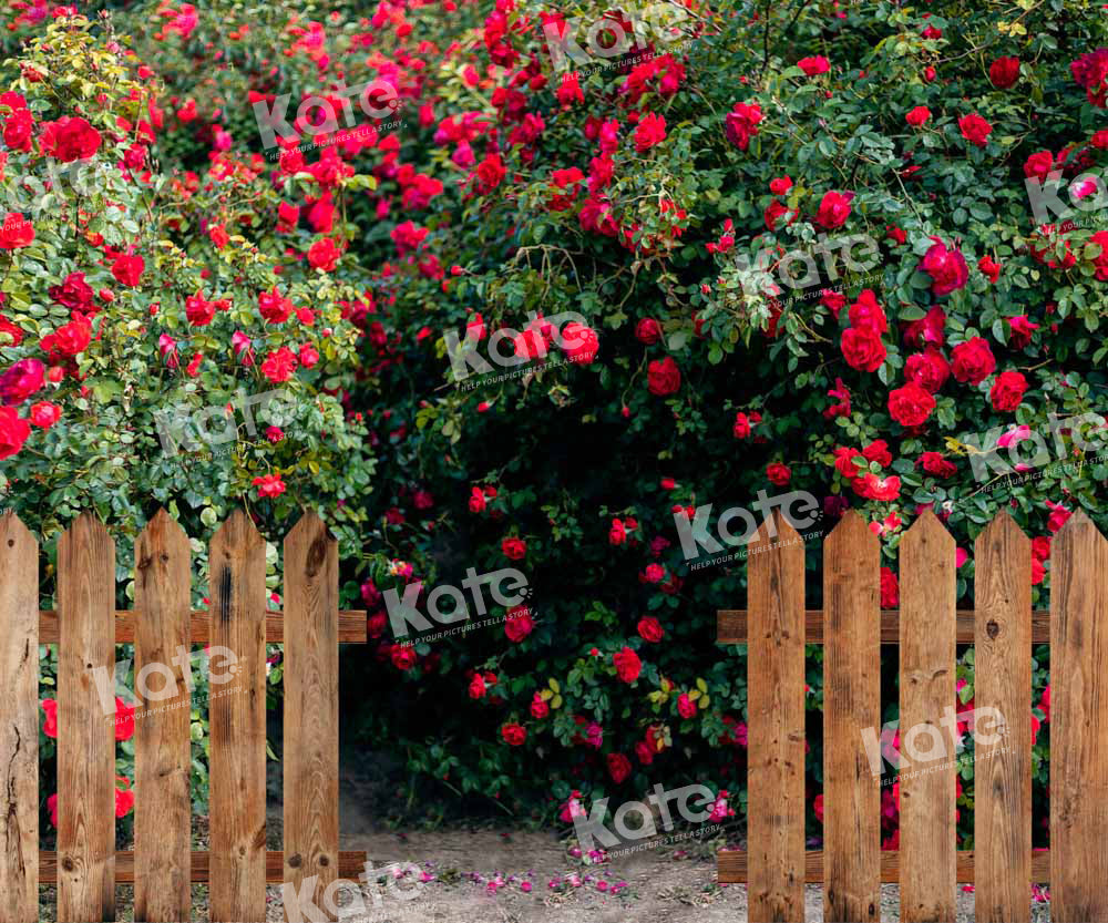 Kate Valentine's Day Backdrop Rose Garden Designed by Chain Photography - Kate Backdrop AU