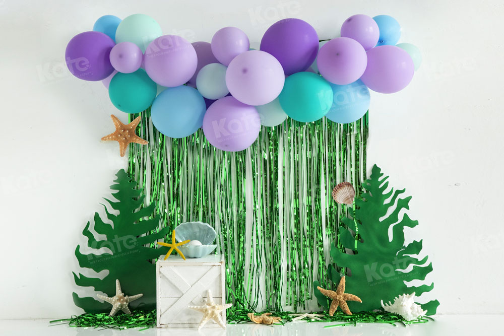 Kate Underwater World Backdrop Balloon Designed by Emetselch - Kate Backdrop AU