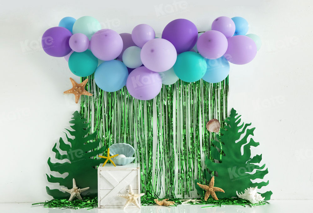 Kate Underwater World Backdrop Balloon Designed by Emetselch - Kate Backdrop AU