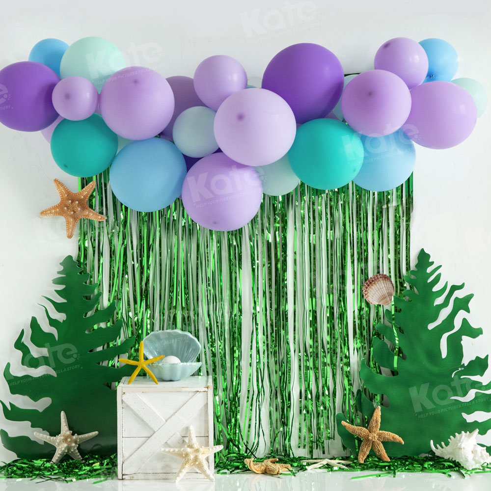 Kate Underwater World Backdrop Balloon Designed by Emetselch - Kate Backdrop AU