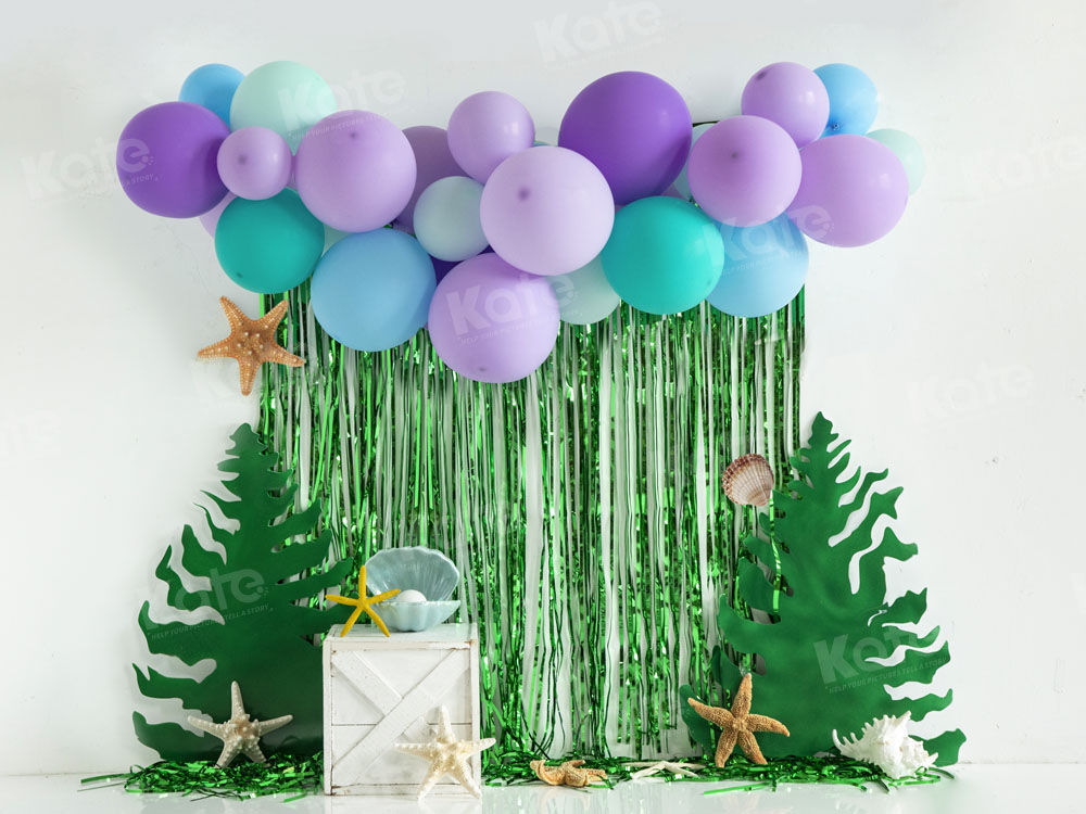 Kate Underwater World Backdrop Balloon Designed by Emetselch - Kate Backdrop AU