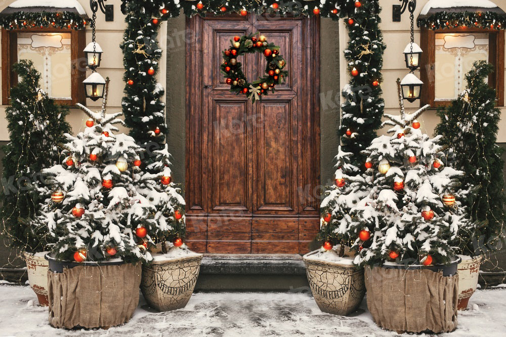Kate Christmas Backdrop Outdoor Tree for Photography - Kate Backdrop AU