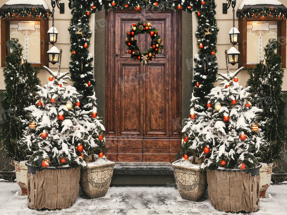 Kate Christmas Backdrop Outdoor Tree for Photography - Kate Backdrop AU