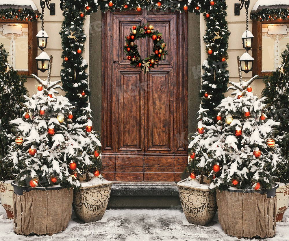 Kate Christmas Backdrop Outdoor Tree for Photography - Kate Backdrop AU